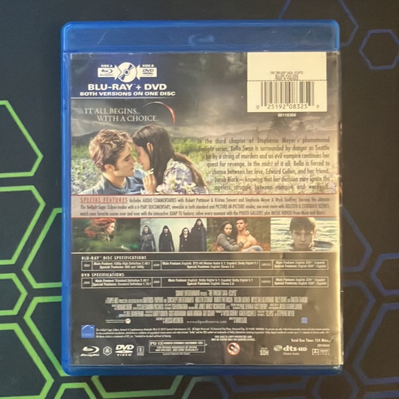 Twilight Esclipse DVD + blu ray - Picture 2 of 4
